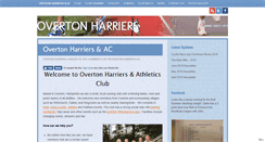 Desktop Screenshot of overtonharriers.org.uk